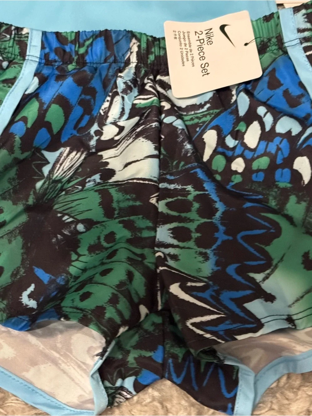 NWT Nike Girls' 2-Piece Butterfly Set - 4T - Picture 4 of 5